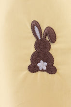 Beige bunny embroidery button down shirt - ARIA KIDS