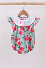 Floral I love dad embroidery ruffle bubble