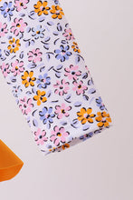 Mustard floral print ruffle rashguard - ARIA KIDS