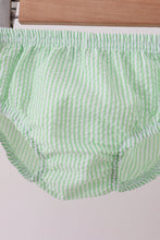 Red stripe watermelon embroidery seersucker bloomer set - ARIA KIDS