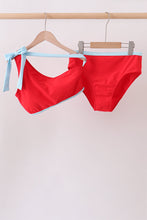 Red 2pc mom&me swimsuit - ARIA KIDS