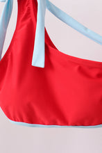 Red 2pc mom&me swimsuit - ARIA KIDS