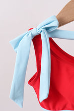 Red 2pc mom&me swimsuit - ARIA KIDS