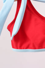Red 2pc mom&me swimsuit - ARIA KIDS