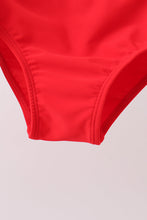 Red 2pc mom&me swimsuit - ARIA KIDS