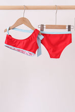 Red 2pc mom&me swimsuit - ARIA KIDS