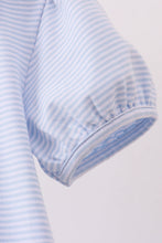 Blue School Applique Dress - ARIA KIDS