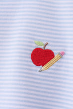 Blue Apple Pencil Pocket Top - ARIA KIDS