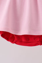 Pink Apple Embroidery Bubble - ARIA KIDS