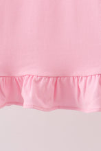 Pink Apple Ruffle Dress - ARIA KIDS