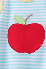 Blue Apple Embroidery Bubble - ARIA KIDS