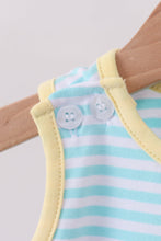 Blue Apple Embroidery Bubble - ARIA KIDS