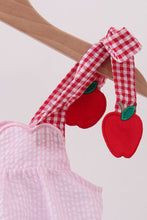 Pink Apple Gingham Bubble - ARIA KIDS