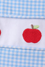 Blue Apple Smocked Bubble - ARIA KIDS