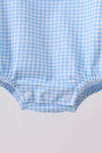 Blue Apple Smocked Bubble - ARIA KIDS