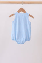 Blue Apple Smocked Bubble - ARIA KIDS