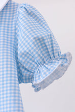 Blue Apple Smocked Dress - ARIA KIDS