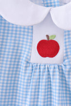 Blue Apple Smocked Dress - ARIA KIDS