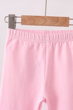 Pink ruffle pants