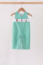 Green gingerbread embroidery gingham jonjon - ARIA KIDS