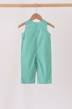 Green gingerbread embroidery gingham jonjon - ARIA KIDS