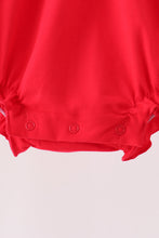 Red christmas tree embroidery bubble - ARIA KIDS