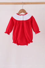 Red christmas tree embroidery bubble - ARIA KIDS