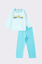 Blue truck stripe boy set - ARIA KIDS