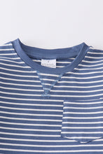 Navy stripe whale boy set - ARIA KIDS