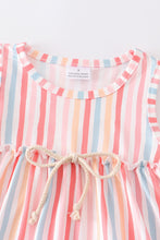 Multicolored stripe ruffle girl set - ARIA KIDS