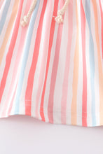 Multicolored stripe ruffle girl set - ARIA KIDS