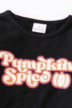Black pumpkin skirt set