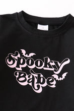 Black halloween spooky babe skirt set - ARIA KIDS