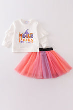 Halloween witch tutu skirt set