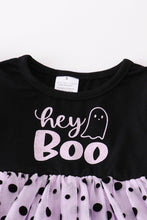Black "BOO" ruffle girl set - ARIA KIDS
