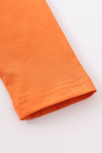 Orange "HOCUS POCUS" ruffle girl set - ARIA KIDS