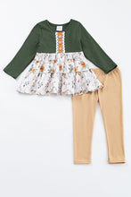 Forest floral ruffle girl set - ARIA KIDS