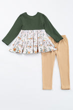 Forest floral ruffle girl set - ARIA KIDS