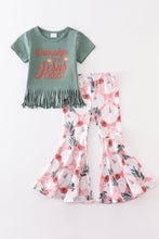Green pumpkin bell pants set - ARIA KIDS
