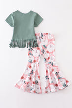 Green pumpkin bell pants set - ARIA KIDS