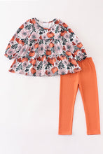 Thanksgiving pumpkin print girl set - ARIA KIDS