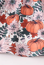 Thanksgiving pumpkin print girl set - ARIA KIDS
