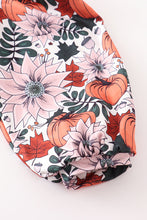 Thanksgiving pumpkin print girl set - ARIA KIDS