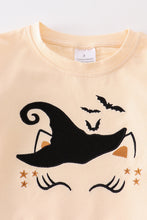 Beige halloween cat skirt set - ARIA KIDS