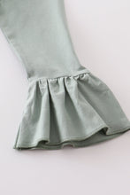 Green pumpkin pie short skirt set - ARIA KIDS