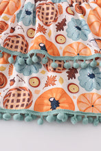 Green pumpkin pie short skirt set - ARIA KIDS
