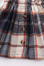Happy fall yall plaid girl skirt set - ARIA KIDS