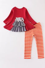 Pumpkin thankful stripe girl pant set - ARIA KIDS