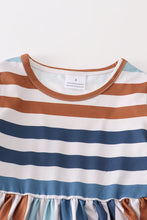 Stripe print girl dress mommy & me - ARIA KIDS