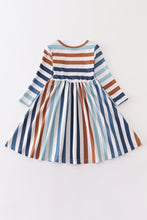 Stripe print girl dress mommy & me - ARIA KIDS